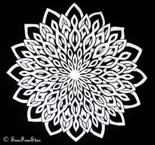 white mandala