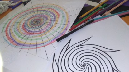 coloring spirals