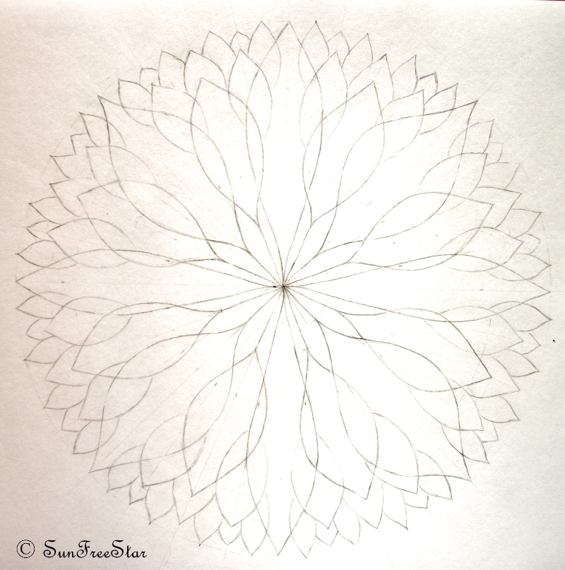 drawing mandala