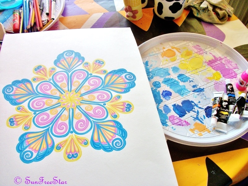 painting mandala