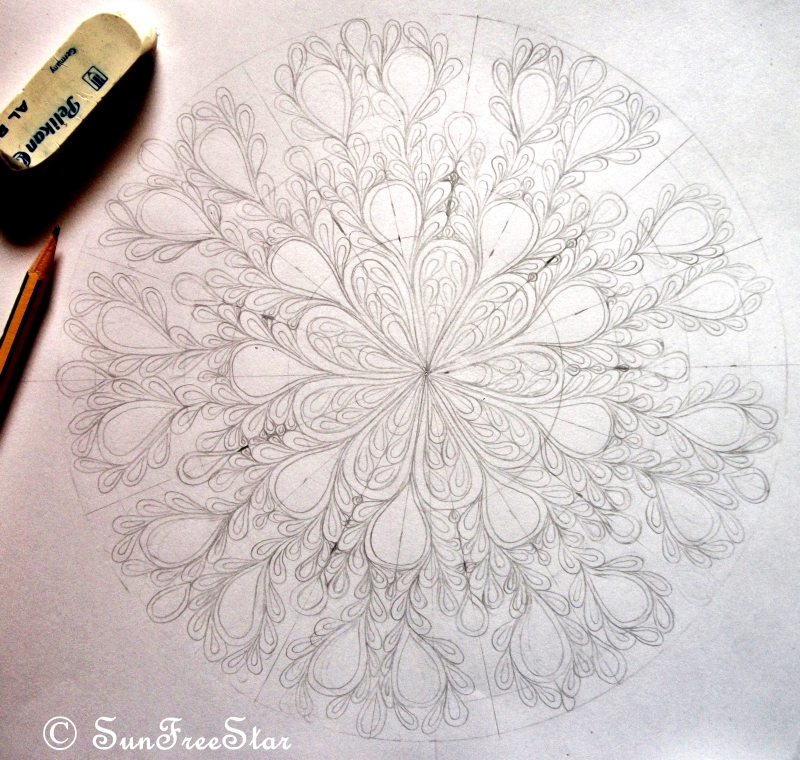 drawing mandala
