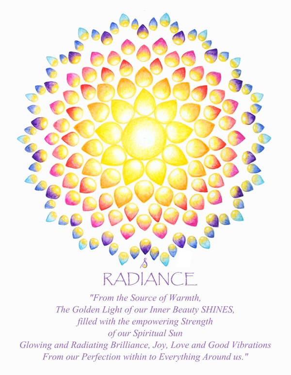 radiance mandala poster