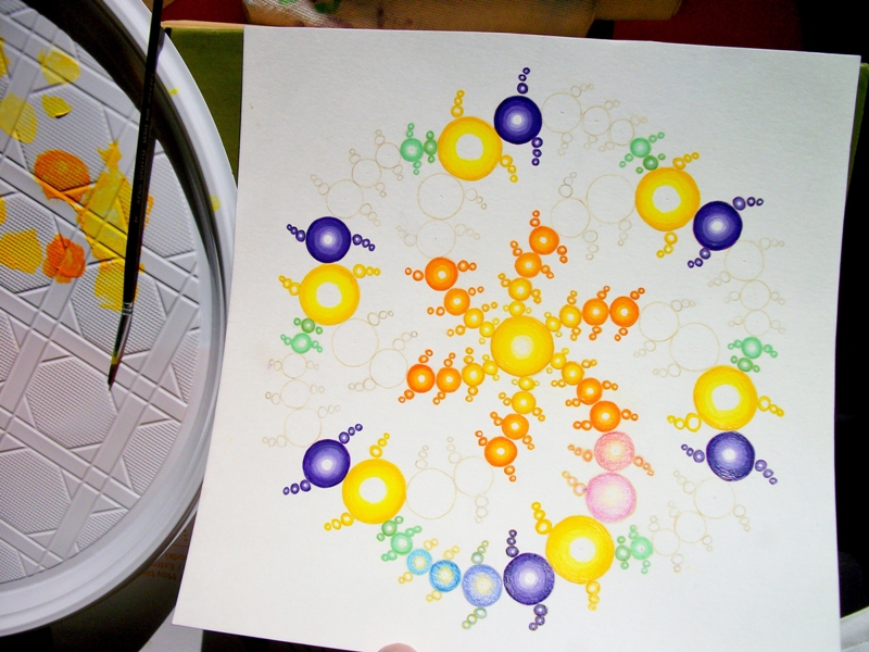 painting crop circles