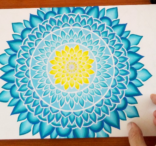 painting infinity mandala