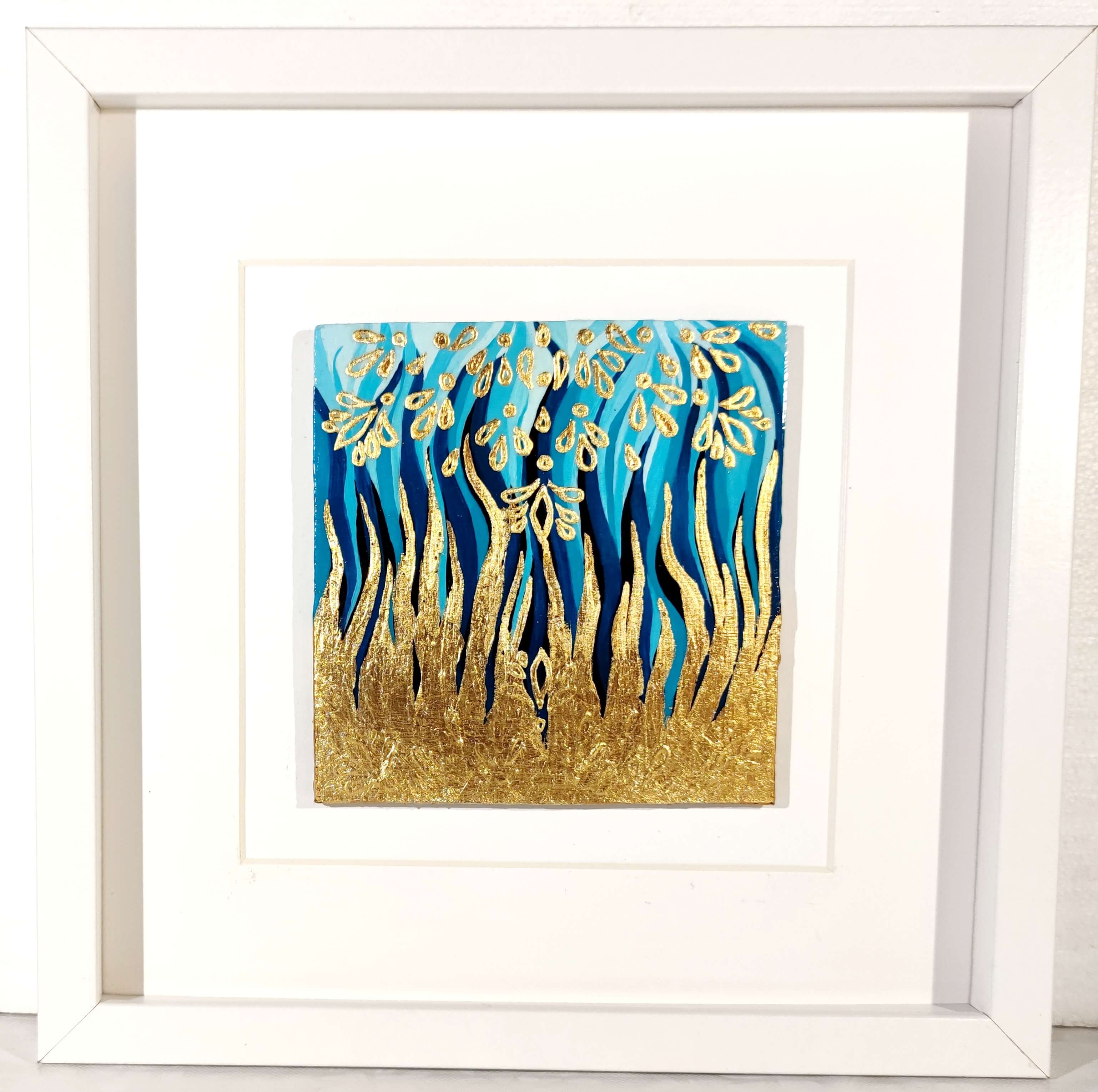 Blue Aquamarine Gold