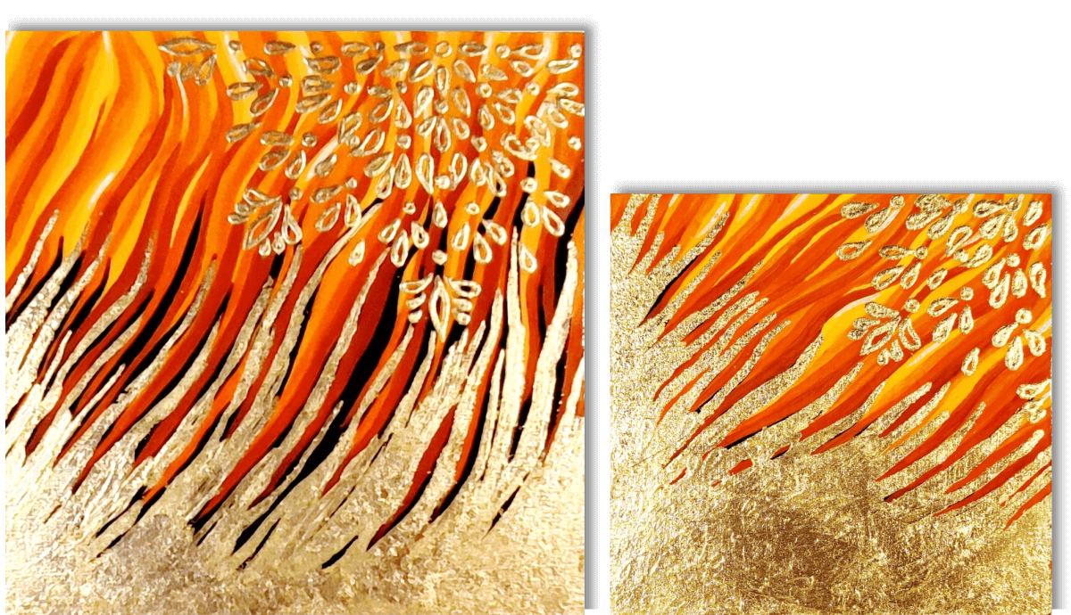 Into the Light Gold Orange