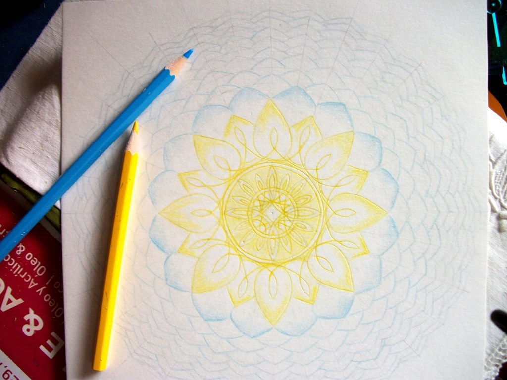 Protection Mandala Coloring