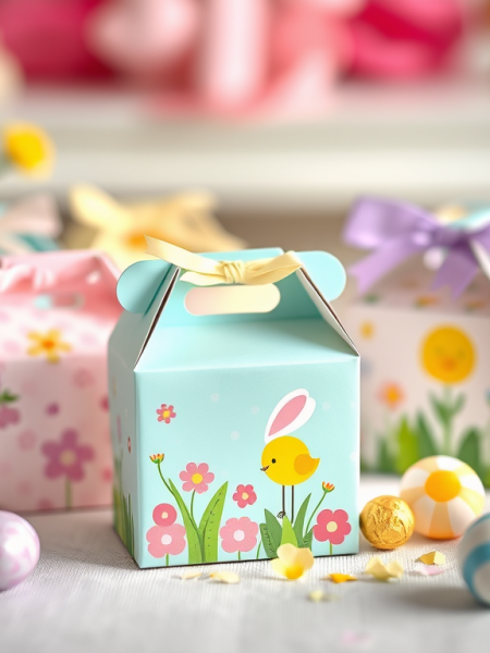 How to Create Beautiful Easter Gift Baskets and Favor&nbsp;Boxes