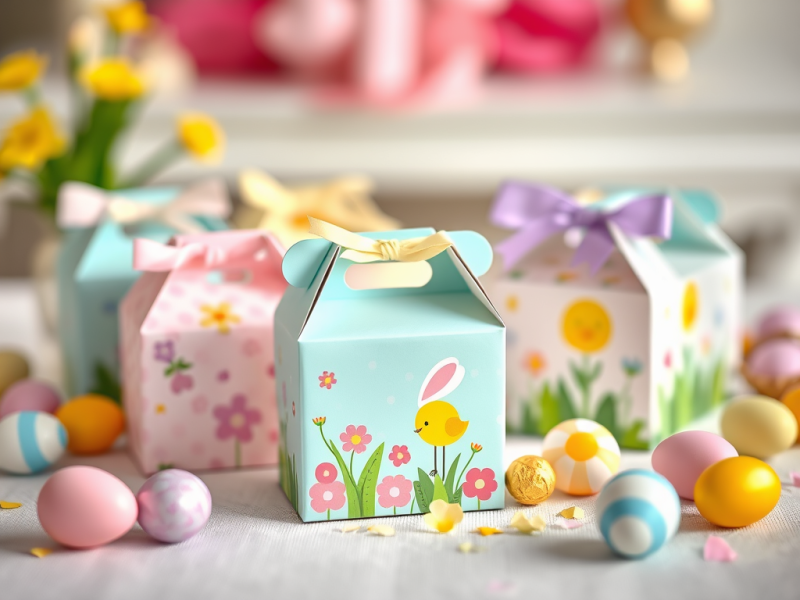 How to Create Beautiful Easter Gift Baskets and Favor&nbsp;Boxes